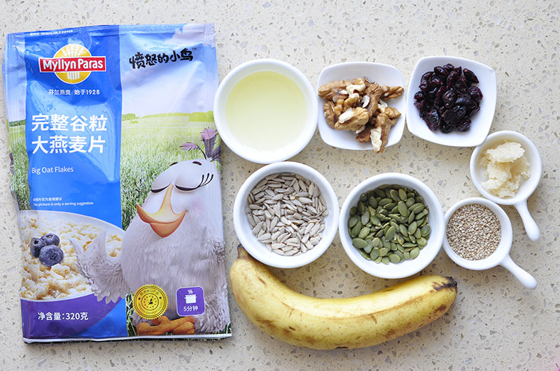香蕉燕麦饼干