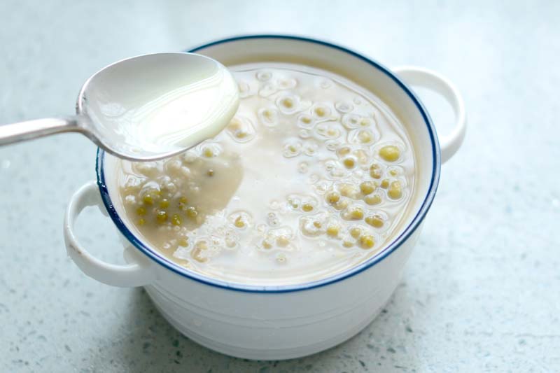 燕麦绿豆冰