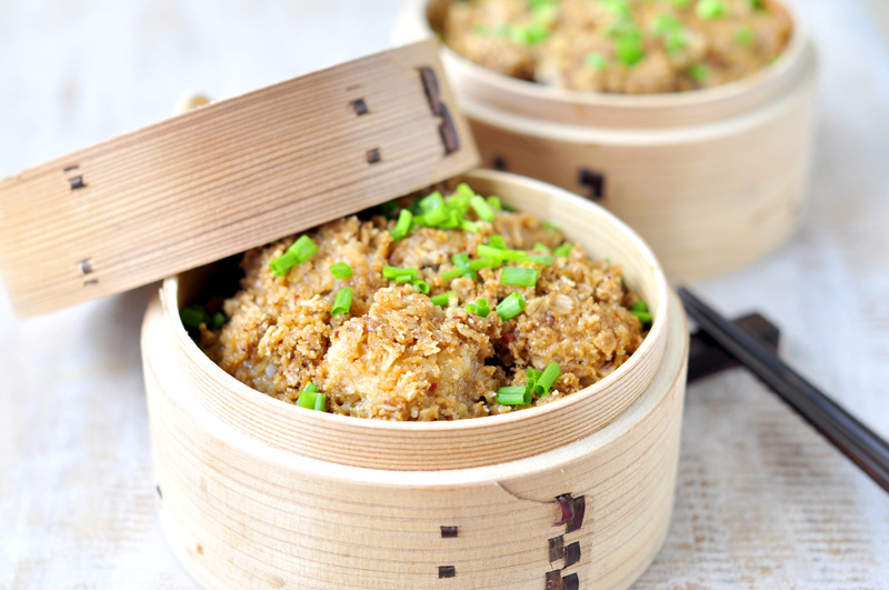燕麦蒸排骨